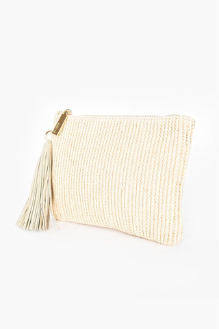 Weave Front Pouch - Natural