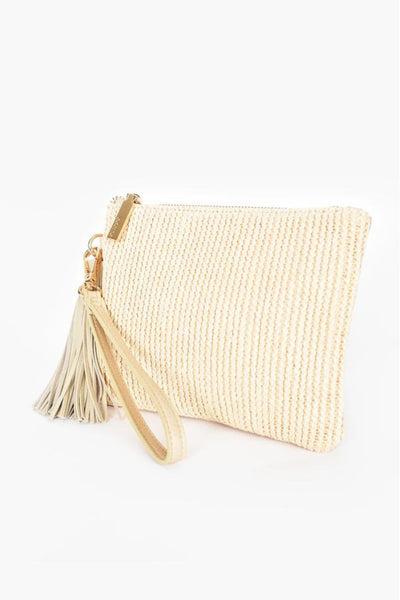 Weave Front Pouch - Natural