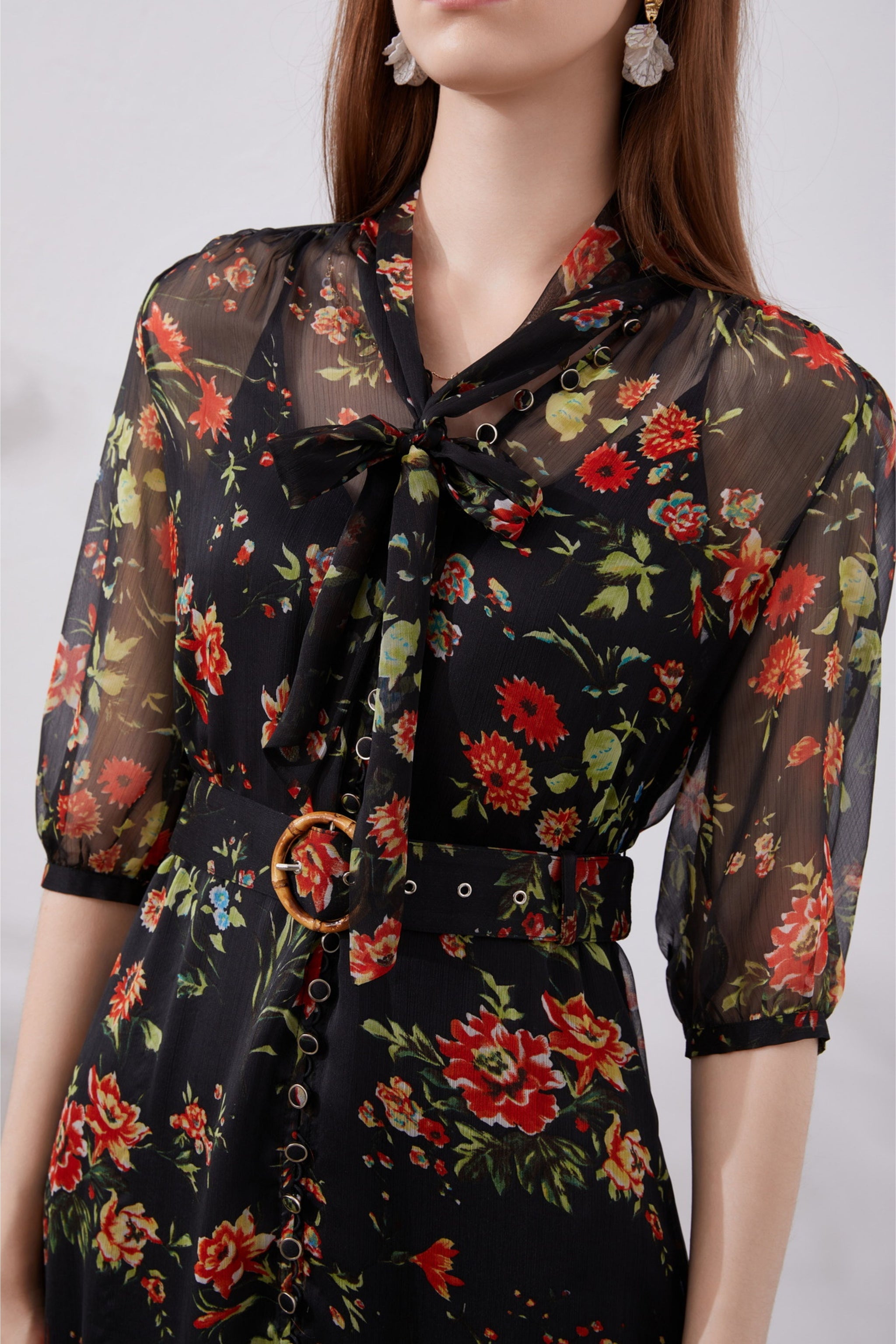 aermaboutique gather design volume もたらす dress
