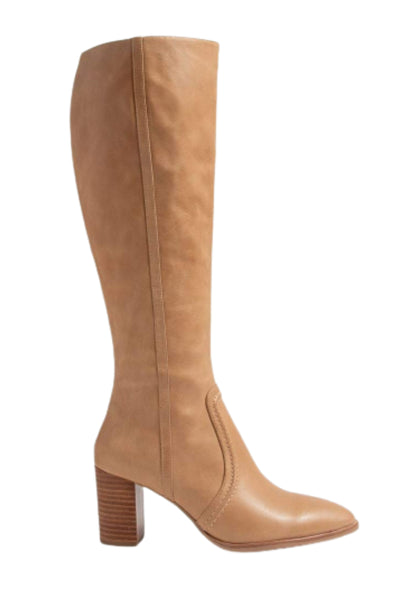 Ammies Knee High Boots - Cappuccino Leather