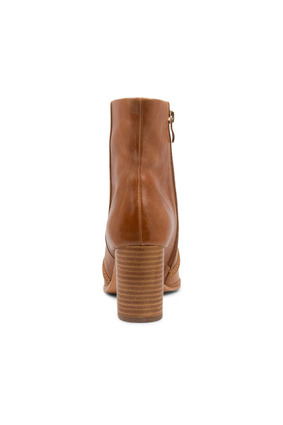 Anahi Short Boots - Cognac Leather