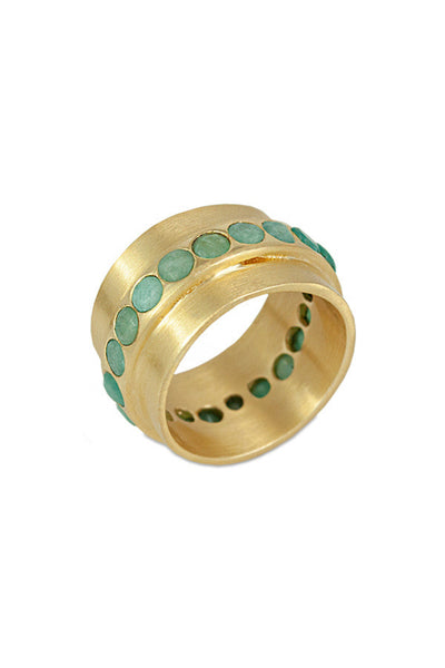 Pascale Turquoise Ring - 18K Gold