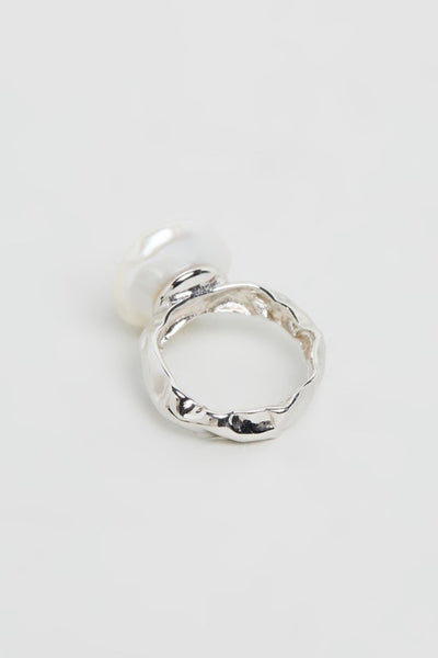 Rockpool Pearl Ring - Sterling Silver