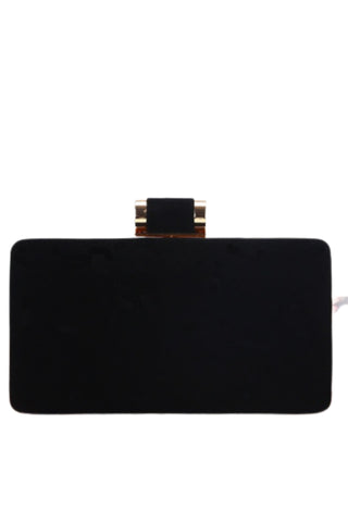 Black Velvet Clutch