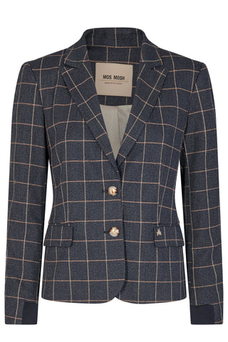 Blake Montez Check Blazer - Salute Navy