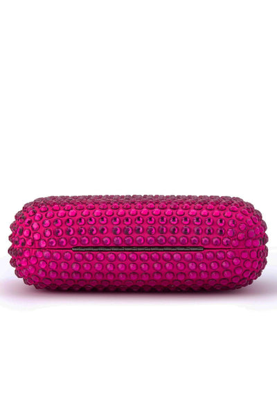 Caydence Hot Fix Clutch - Fuchsia Pink