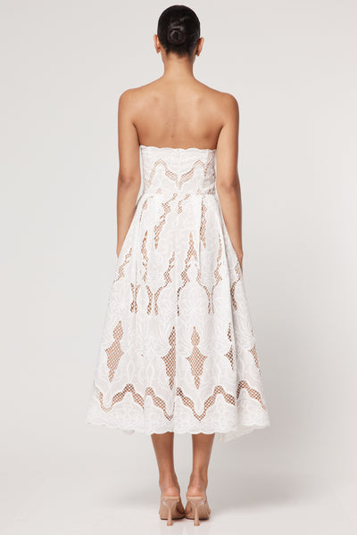 Celebrant Midi Dress - Ivory