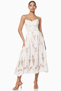 Celebrant Midi Dress - Ivory