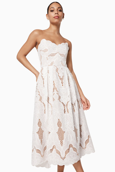 Celebrant Midi Dress - Ivory