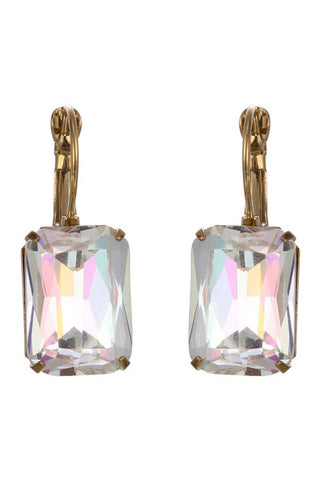 Clare Crystal Drop Earring - Sheer Crystal