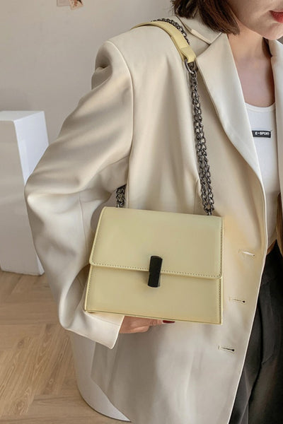 Classic Toggle Crossbody Bag - Butter