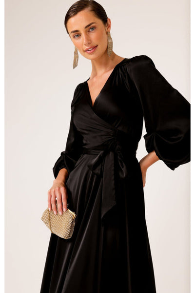 Dimmi Wrap Dress - Black