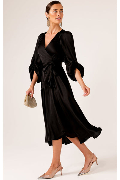 Dimmi Wrap Dress - Black