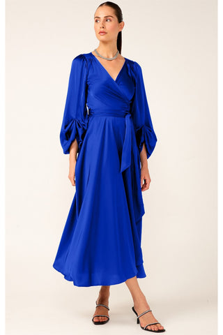 Dimmi Wrap Dress - Royal Blue