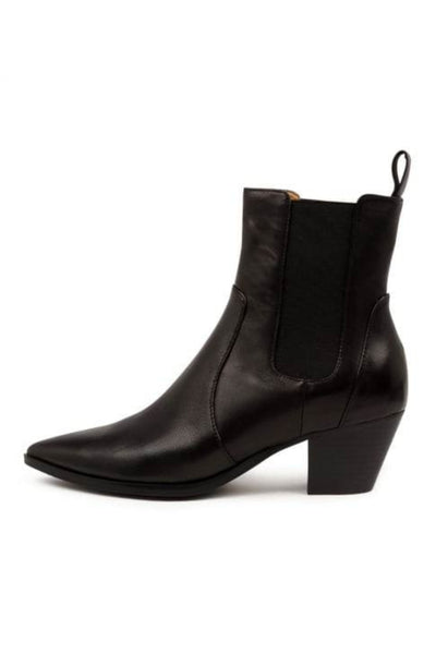 Gianni Ankle Boot - Black Leather
