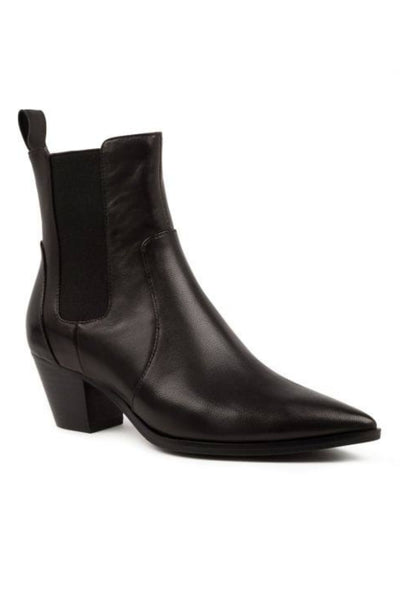 Gianni Ankle Boot - Black Leather