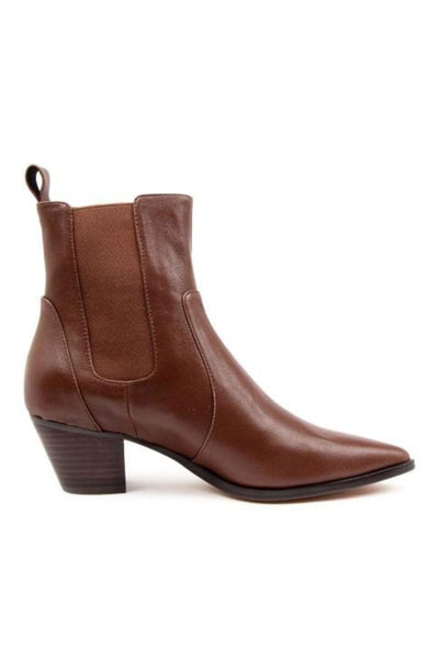 Gianni Ankle Boot - Choc Leather