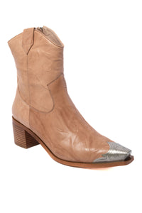 Drexel Cowboy Boot - Cafe Leather