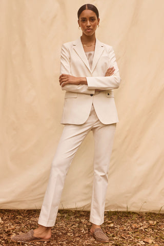 Ellen Night Pant - Ecru