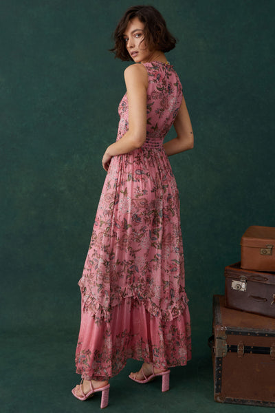 Fara Long Dress - Pink