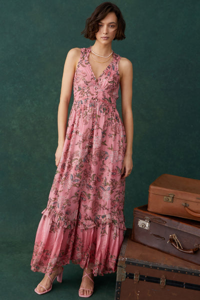 Fara Long Dress - Pink