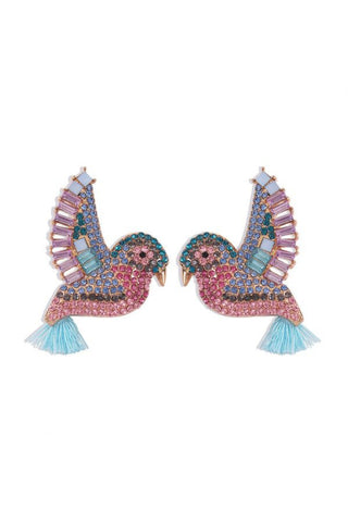 Harper Tassel Tail Bird Earring
