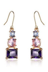 Helen Hook Earrings - Purple