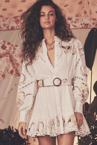 Cora Belted Mini Dress