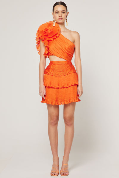 Ideals Mini Dress - Orange