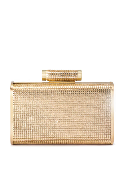 Inca Mesh Hard Clutch - Gold