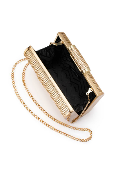 Inca Mesh Hard Clutch - Gold