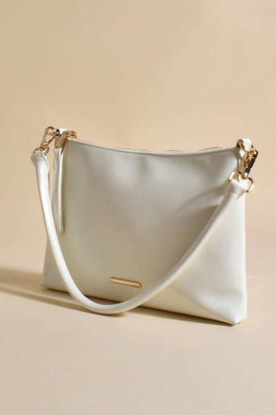 Iris Essential Shoulder Bag - White