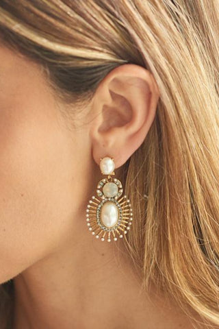 Jolie and Deen Manon Earrings - Replica Vintage Art Deco Style Evening and Formal Earrings