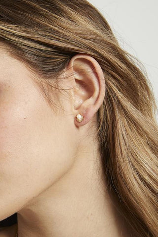 Opal Halo Swarovski Crystal Studs