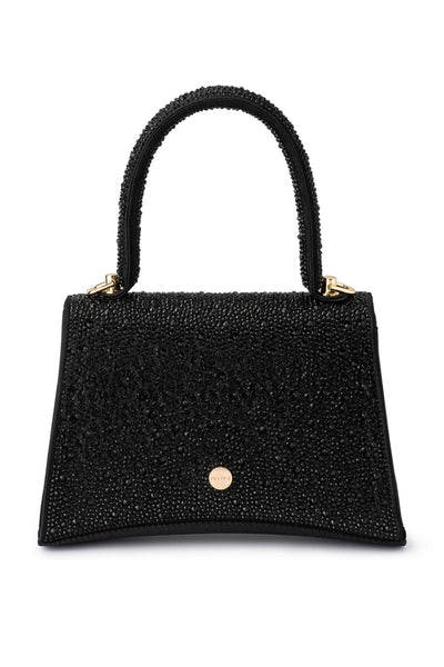 Kimmi Hotfix Top Handle Bag - Black