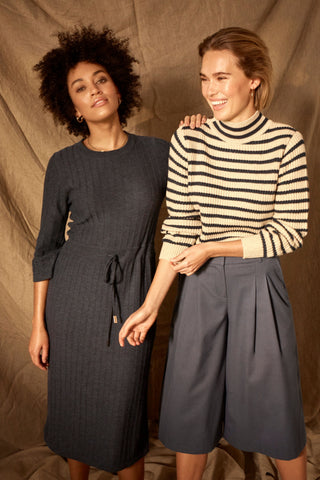 Lanja 3/4 Knit Dress - Ombre Blue