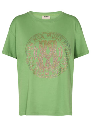 Leah Holi O-SS Tee - Forest Green