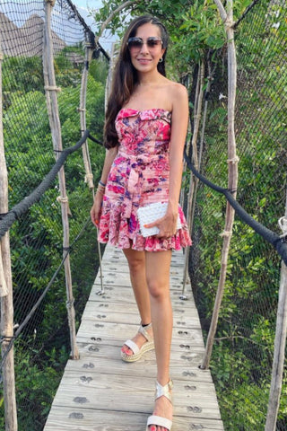 Leah Strapless Mini Dress