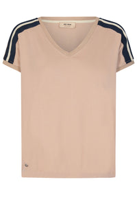 Lennox V-SS Slub Tee - Feather Grey