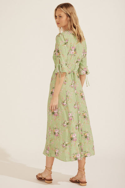 Levi Pia Wrap Midi Dress - Peppermint