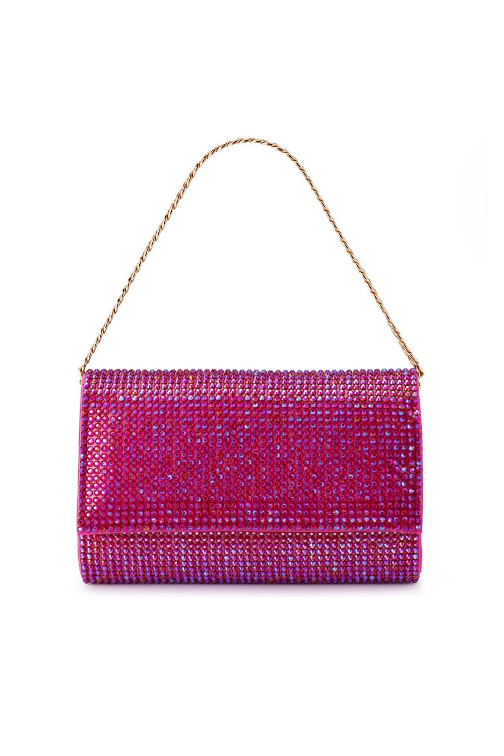 Fuchsia pink clutch best sale