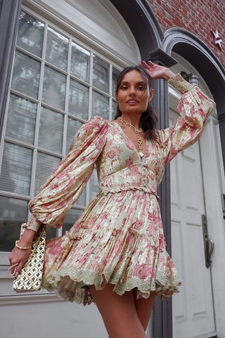 Luana LS Short Dress