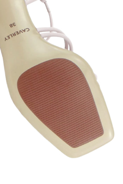 Mary Heel - Blush Leather