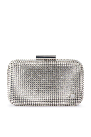 Miami Crystal Clutch - Silver