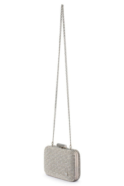 Miami Crystal Clutch - Silver
