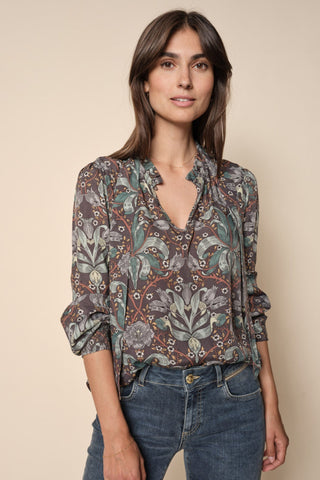Miggy Amarlia Blouse - Asphalt
