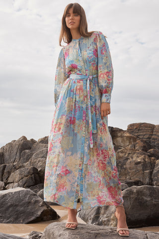 Mila Pleated Shirt Dress