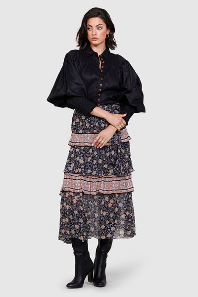 Navajo Midi Skirt - Paisley
