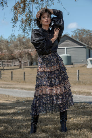 Navajo Midi Skirt - Paisley