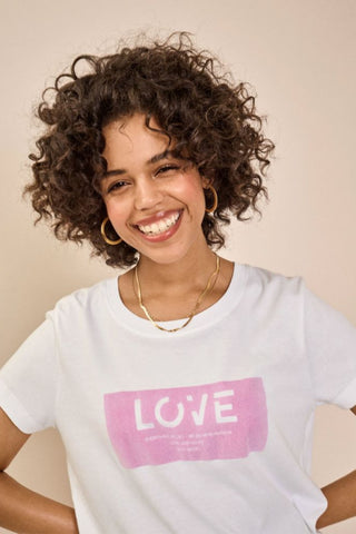 Cherie O SS Tee - Bubble Pink